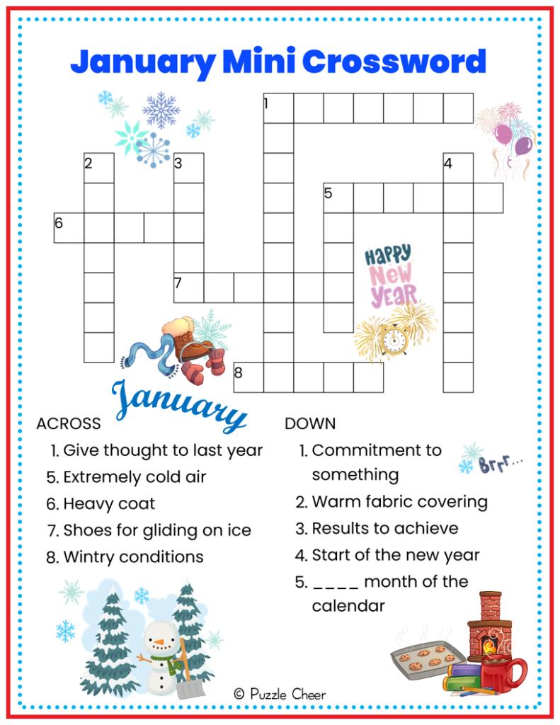 The Mini Crossword: Friday, January 9, 2026 – A Bite-Sized Challenge from The New Yorker