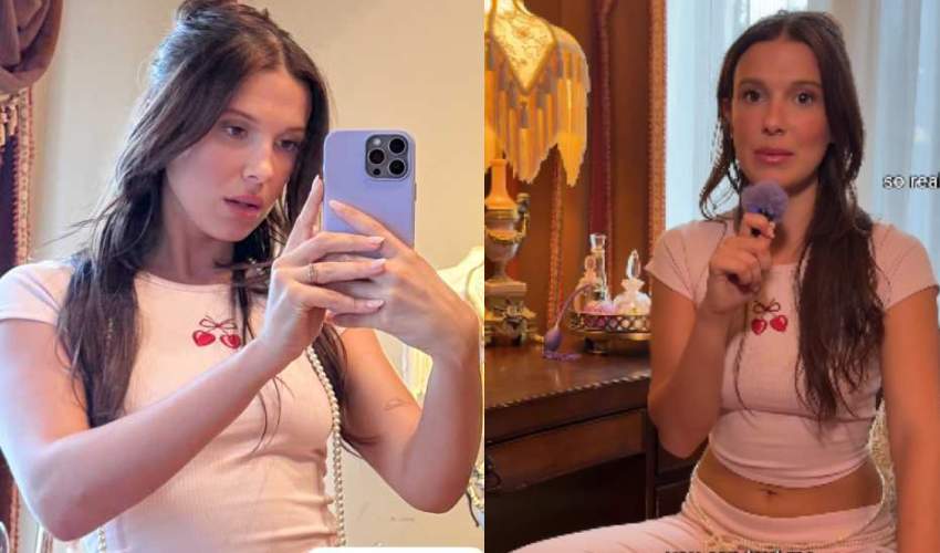 Millie Bobby Brown’s Birthday Crop Top Look Receives a Royal and Retro Reinvention
