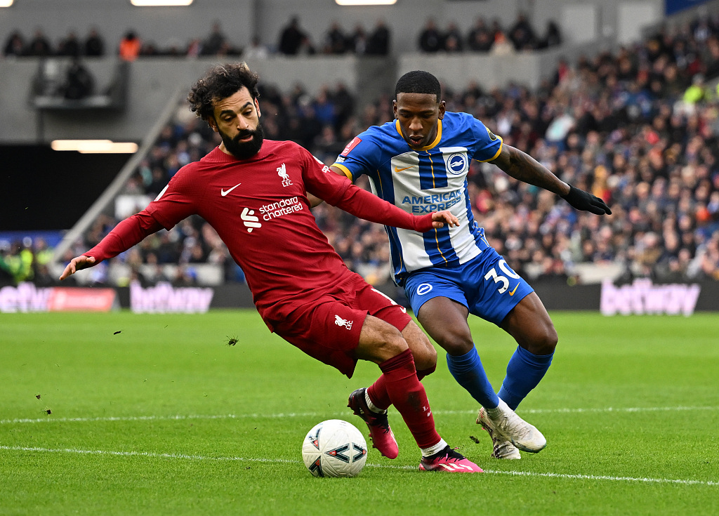 Mohamed Salah Bersinar, Liverpool Tumbangkan Brighton 3-0 di Anfield, Melaju ke Babak Kelima Piala FA