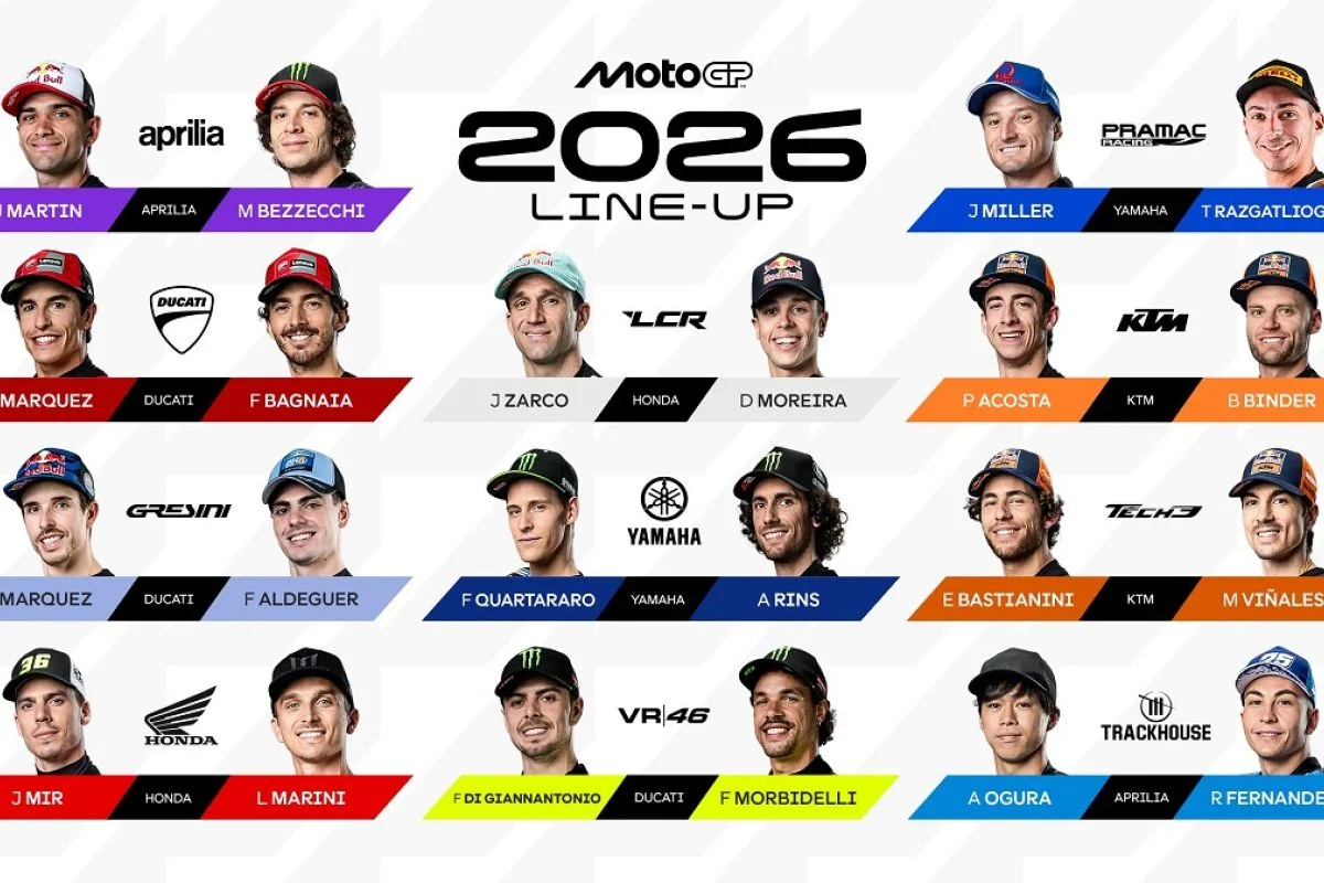 10 Pembalap Lolos Q2 MotoGP Brasil 2026: Marquez Pimpin Ducati, Aprilia Melempem