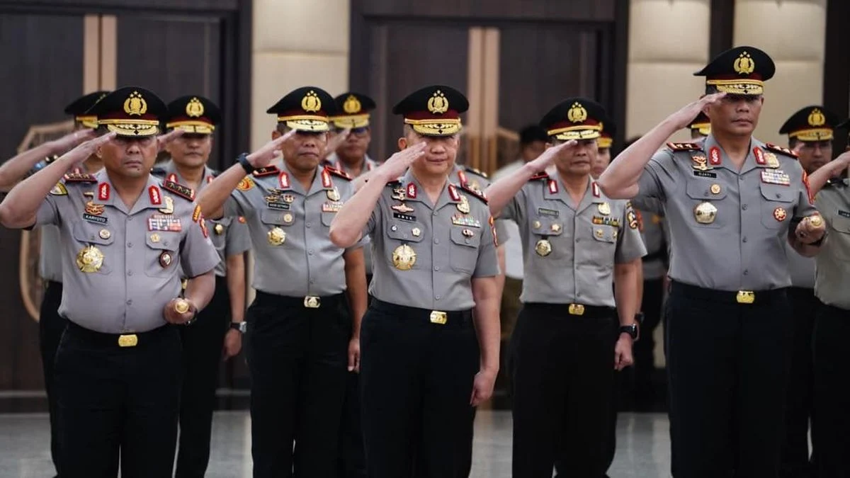 47 Perwira Tinggi Polri Naik Pangkat, Kapolri Tekankan Pengamanan Wisata di Libur Lebaran 2026