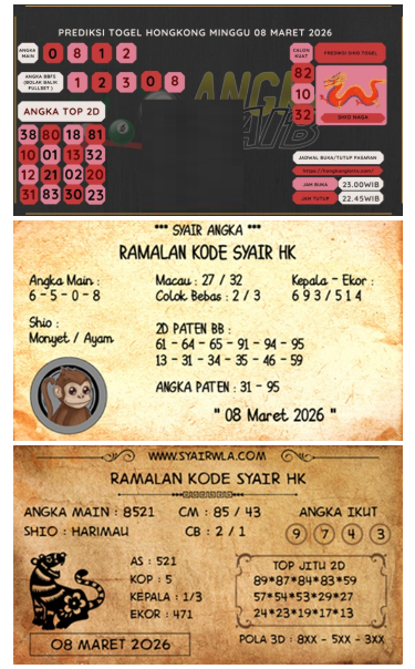 syair HK 8 maret
