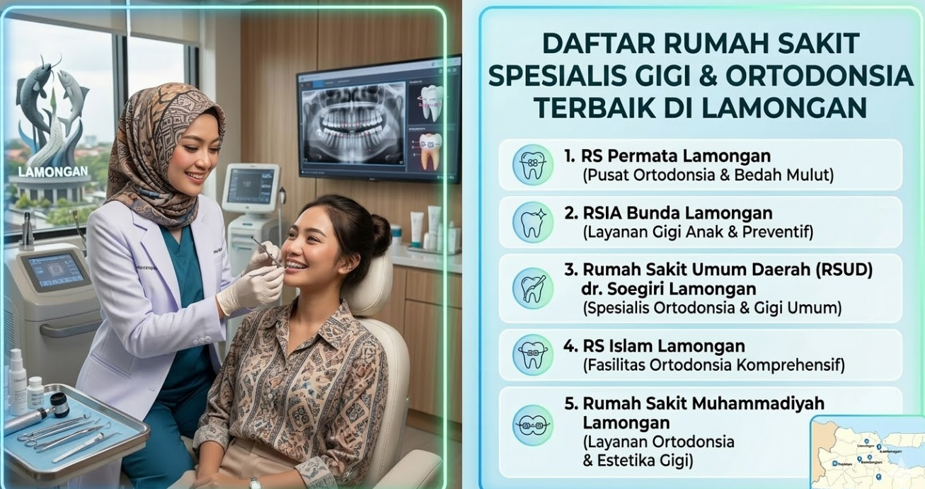 Daftar Dokter Spesialis Gigi/Ortodensia di Rumah Sakit Di Lamongan: Info BPJS