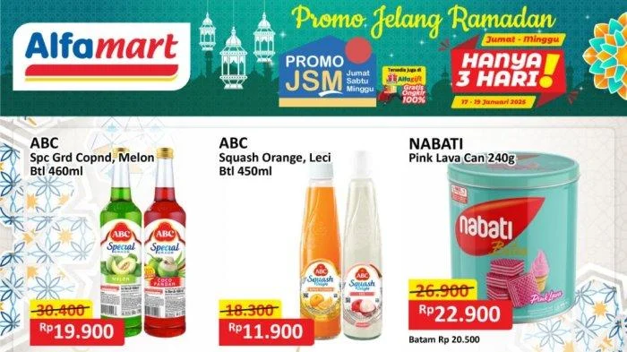 Diskon Besar JSM Alfamart 13-18 Maret 2026: Biskuit Ramadan, Beras Murah, Sirup Mulai Rp8 Ribu