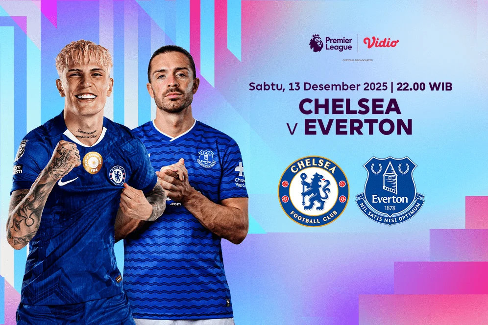 Everton vs Chelsea Live di Vidio, Dampak Kekalahan Everton, Polemik Naturalisasi Timnas, dan Euforia Lebaran di Palembang