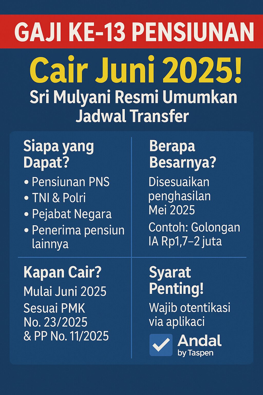 Gaji ke-13 ASN 2026 Dipastikan Cair Juni: Jadwal, Aturan, dan Dampaknya yang Perlu Anda Ketahui