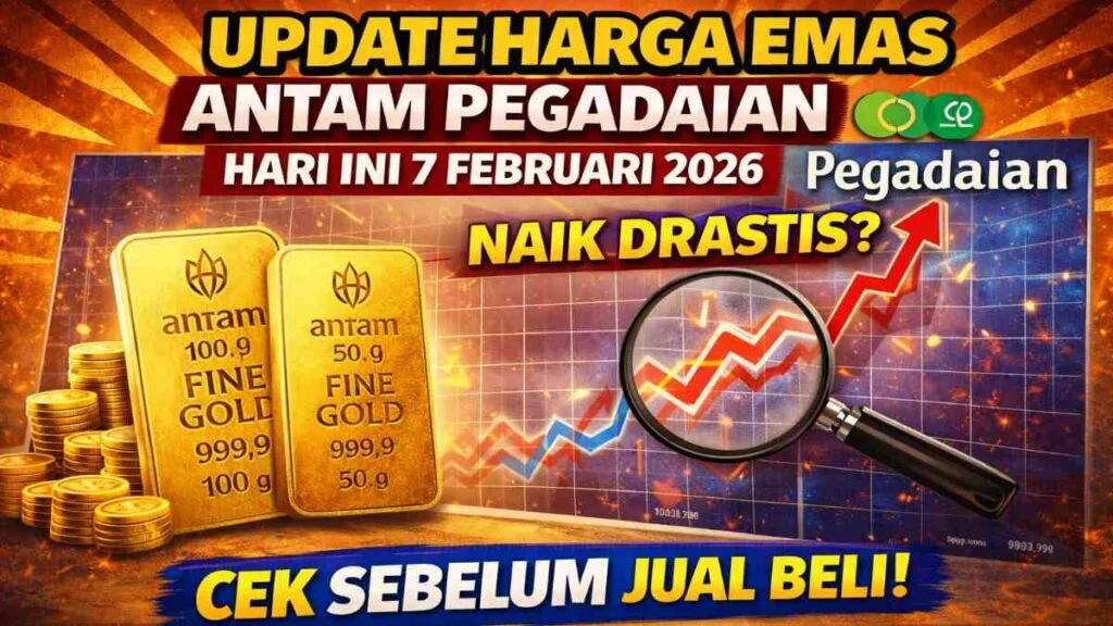 Harga Emas Turun Drastis Menjelang Lebaran 2026: Antam, Pegadaian, dan Pasar Spot Merosot