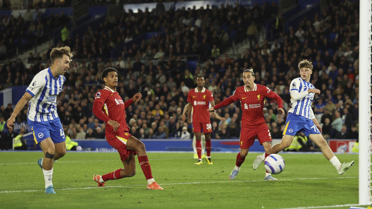 Hasil Brighton vs Liverpool Skor 2-1: Welbeck Gagal Bawa The Reds Raih Poin, Momentum Terputus Menjelang Jeda Internasional
