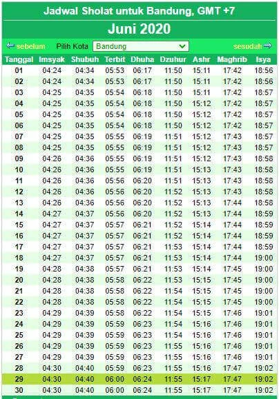 Jadwal Adzan Hari Ini di Bandung: Lengkap dengan Tips Menjaga Sholat Tepat Waktu Pasca Ramadhan