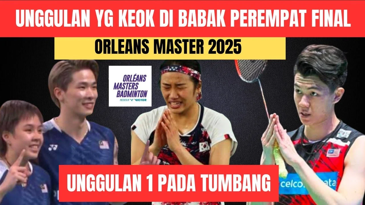 Juara SEA Games Terkalahkan Underdog Spanyol, Daftar Unggulan Tersingkir di Babak Pertama Orleans Masters 2026