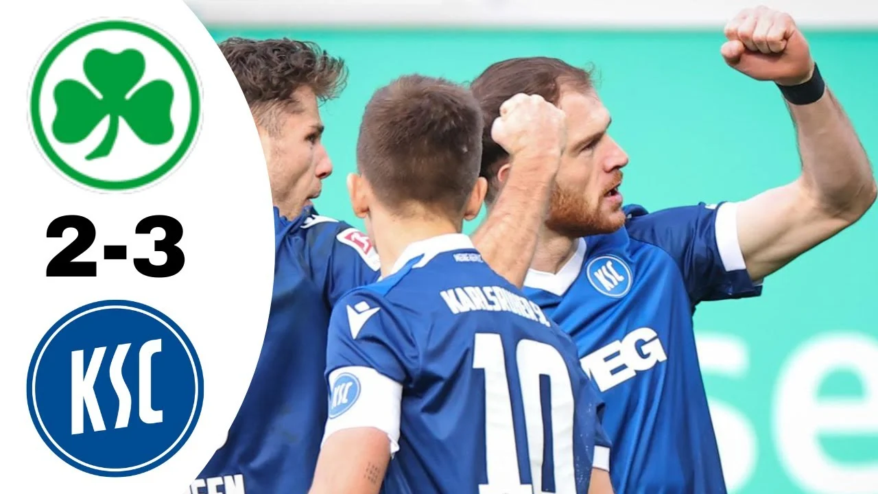 Kemenangan Dramatis Karlsruher SC atas Greuther Fürth: Schleusener Cetak Gol Penutup!