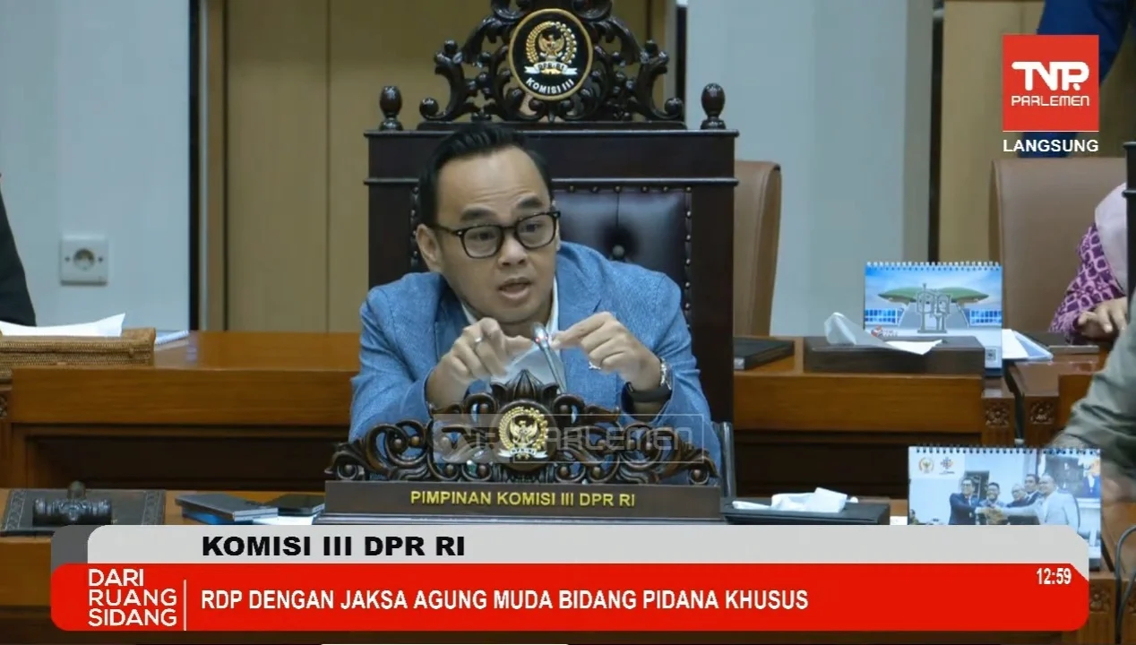 Komisi III DPR Gencar Usut Dalang Penyiraman Air Keras Andrie Yunus, Foto AI Palsu Picu Kebingungan Publik
