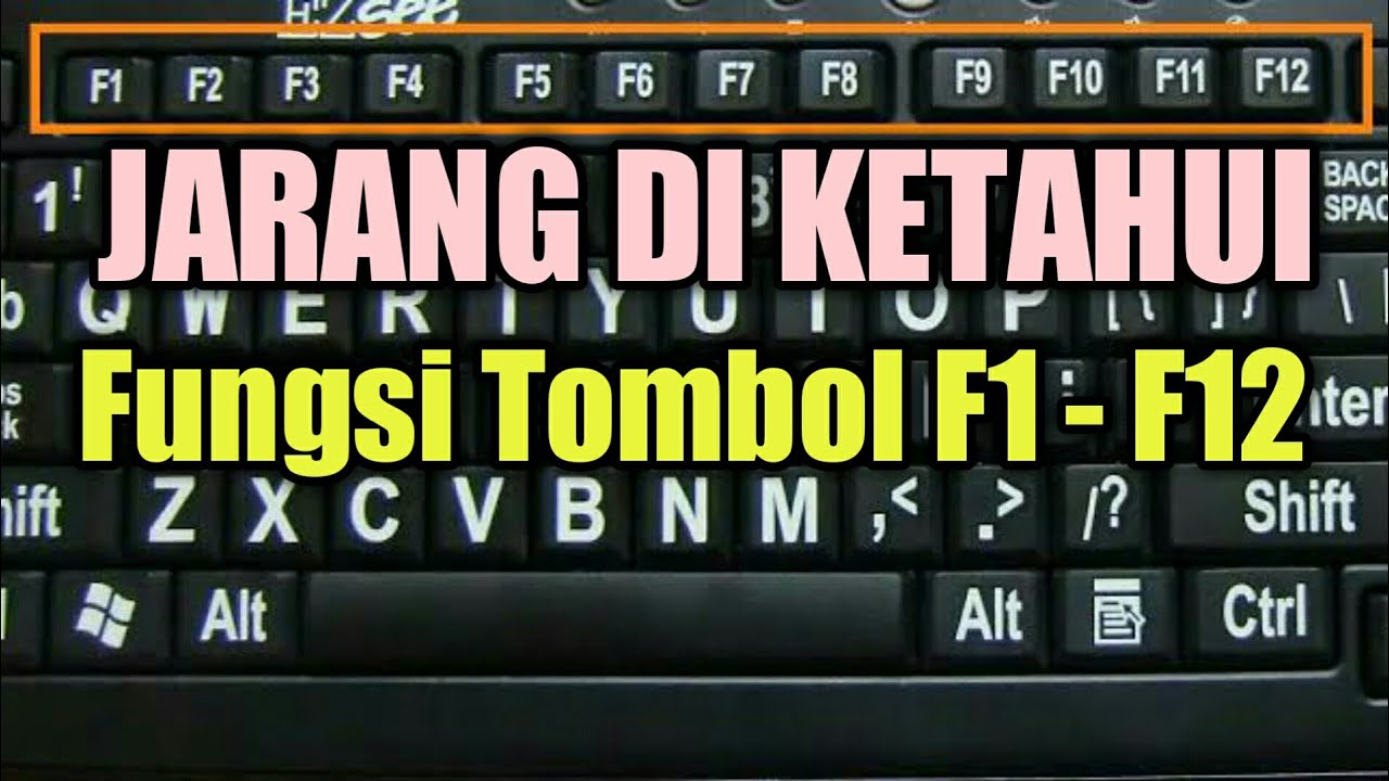 Menguak Misteri Tombol Fungsi F1-F12: Pintu Rahasia Efisiensi Komputer yang Sering Terlupakan