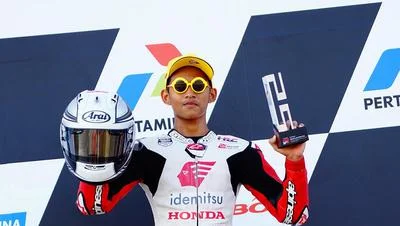 Sejarah Baru: Veda Ega Pratama Cetak Podium di Moto3 GP Brasil, Dapat Bonus Rp25 Juta & Mobil!