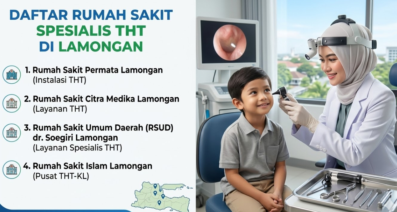 Daftar Rumah Sakit Di Lamongan Dengan Dokter Spesialis THT