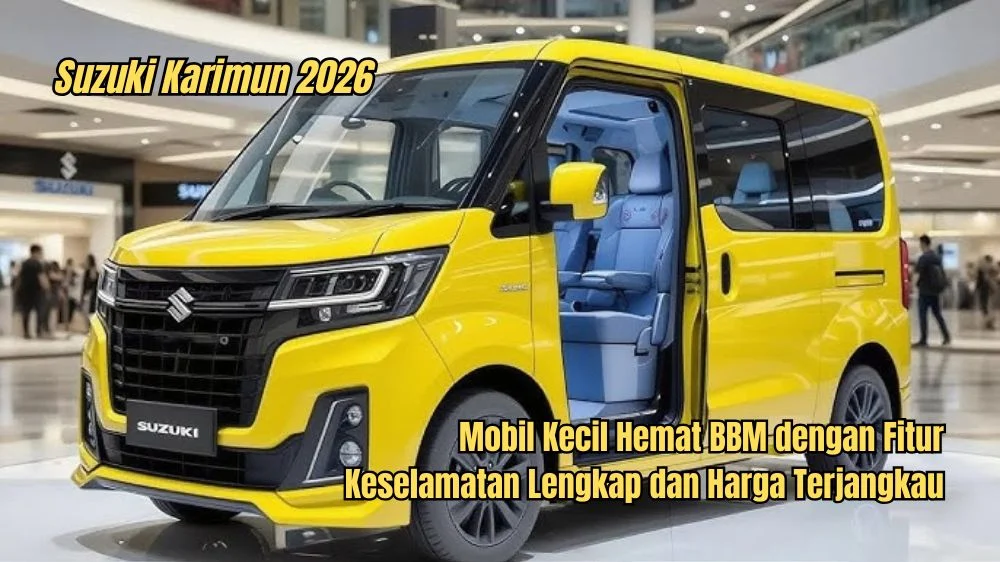 Suzuki Karimun 2026 Hadir dengan Kabin Digital, Mesin 1.0 Liter Tetap Irit – Pilihan Cerdas untuk Generasi Milenial