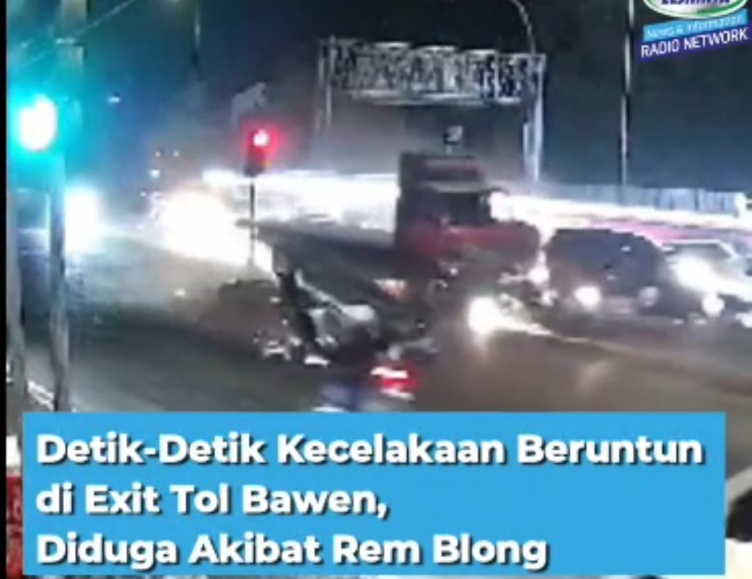 Tragedi di Gerbang Tol Bawen: Tabrakan Beruntun 10 Kendaraan, 8 Luka-Luka Akibat Truk Rem Blong