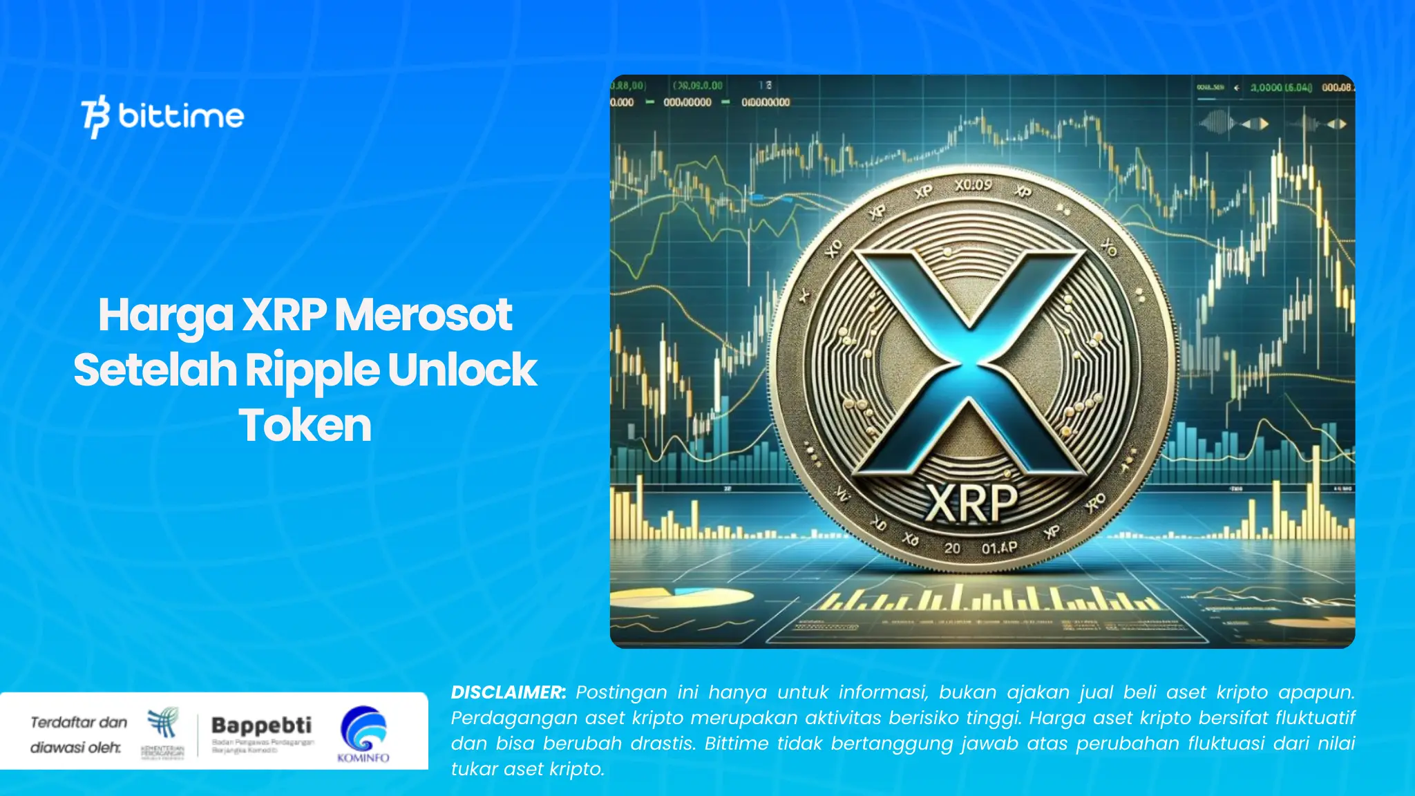 Harga XRP Hari Ini Merosot Tipis 1 Persen, Terseret ke Level Rp22.500 di Tengah Tekanan Pasar Kripto