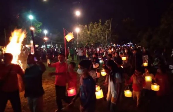 Menyala di Subuh: Ribuan Jemaat GITJ Margokerto Gelar Pawai Subuh Suci, Menghidupkan Tradisi 38 Tahun